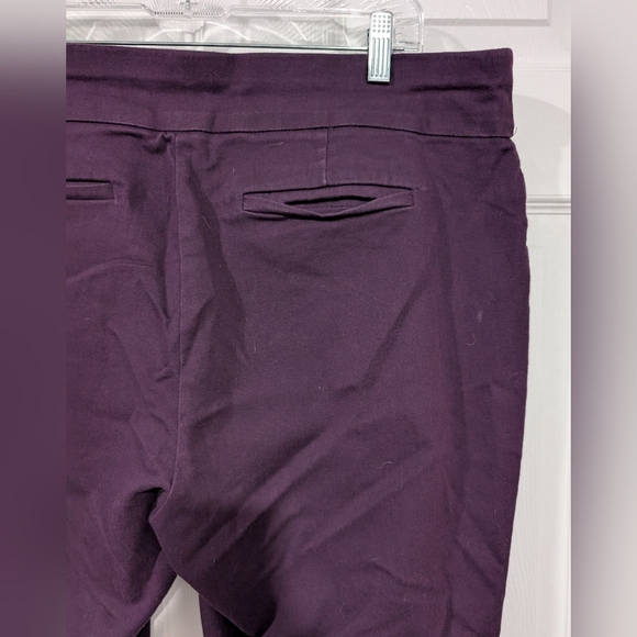 Croft & Barrow Purple The Effortless Stretch Pant in Size 18 (Pull On Style) - Picture 8 of 12